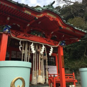 【神社】神奈川県三浦市三崎『海南神社』<相州三浦総鎮守><雌雄の大銀杏><子産石>