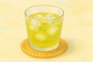 暑い日にお客様に出す冷たいお茶｜心施のイメージイラスト