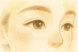 優しいまなざし｜眼施のイメージイラスト