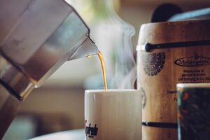 リラックスタイムのコーヒー