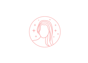 美しい女子の線画