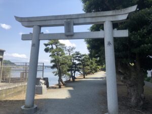 琵琶島神社鳥居