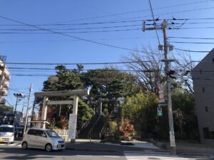 意富比神社の西一の鳥居