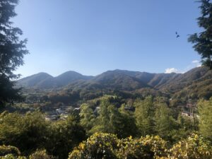 比々多神社から見る大山