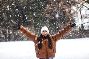雪は浄化の効果がある歓迎サイン
