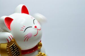 招き猫にっこり