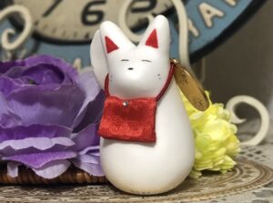 霊狐泉の水で作ったお狐様