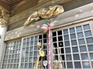 白鳥神社に奉納されている柄杓
