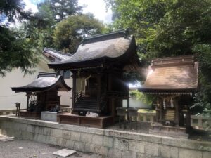 日牟禮八幡宮境内の天満宮