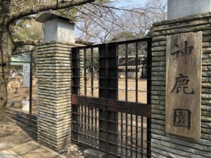 三嶋大社の神鹿園