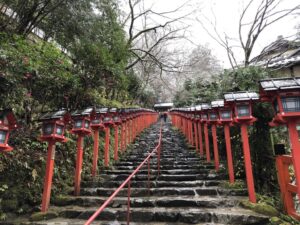 貴船神社の階段