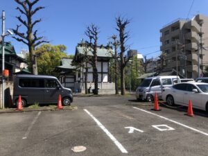 橘樹神社の駐車場