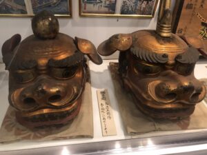 金王八幡宮宝物殿の獅子頭