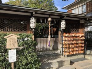 晴明神社境内の斎稲荷社