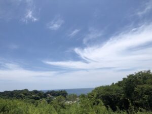 佐波波地祇神社からの展望