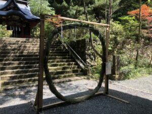 花園神社の茅の輪くぐり