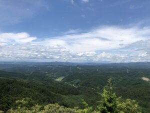 賀毘禮山の山頂