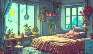 観葉植物がたくさんある部屋