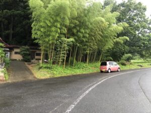 大中神社前のスペース