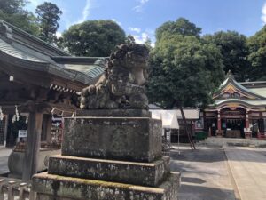 日枝神社水天宮の狛犬