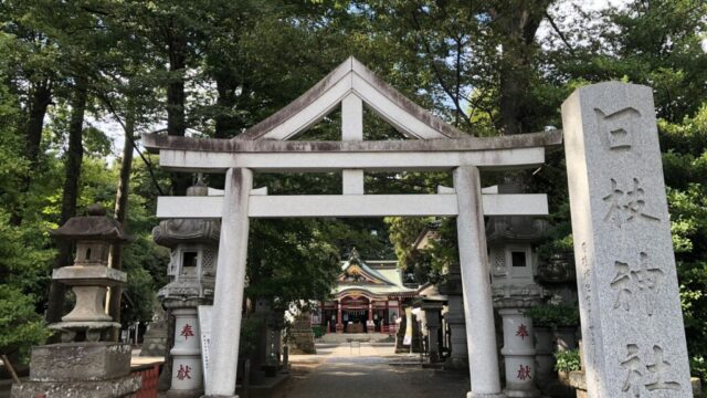 【神社】東京都清瀬市『日枝神社』『水天宮』<清戸><日本武尊の伝承の柊>