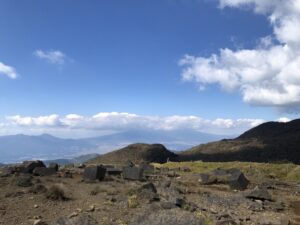 駒ケ岳から見える富士山