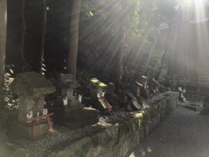 白浜神社のお稲荷さん群