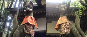 豊川稲荷神社の狛狐様たち