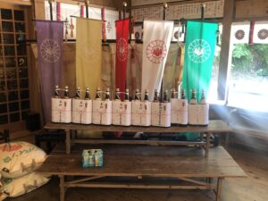 奈古神社に奉納されていたお酒