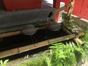 一葉稲荷神社の銭洗い2