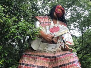 船引神社の三笠鬼神