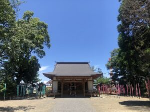 島津稲荷神社の拝殿