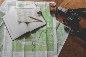 開運のための吉方旅行を計画するイメージ