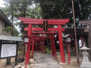 青井阿蘇神社境内の青井稲荷神社
