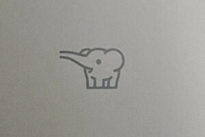 象印スープジャーの象さんロゴがかわいい