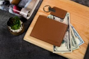 ブラウンの外国のお財布