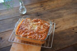 グラタン:オーブン料理はお皿を洗うのが大変